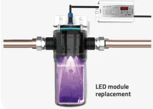 AGLED-40012 serviceable UVC LED reactor module