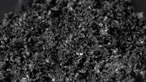 Close-up of a carbon block filter
