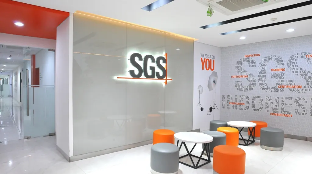 SGS Laboratory Accredited to ISOIEC 17025