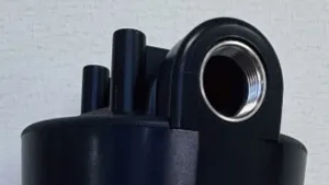 Stainless steel inlet and outlet connection