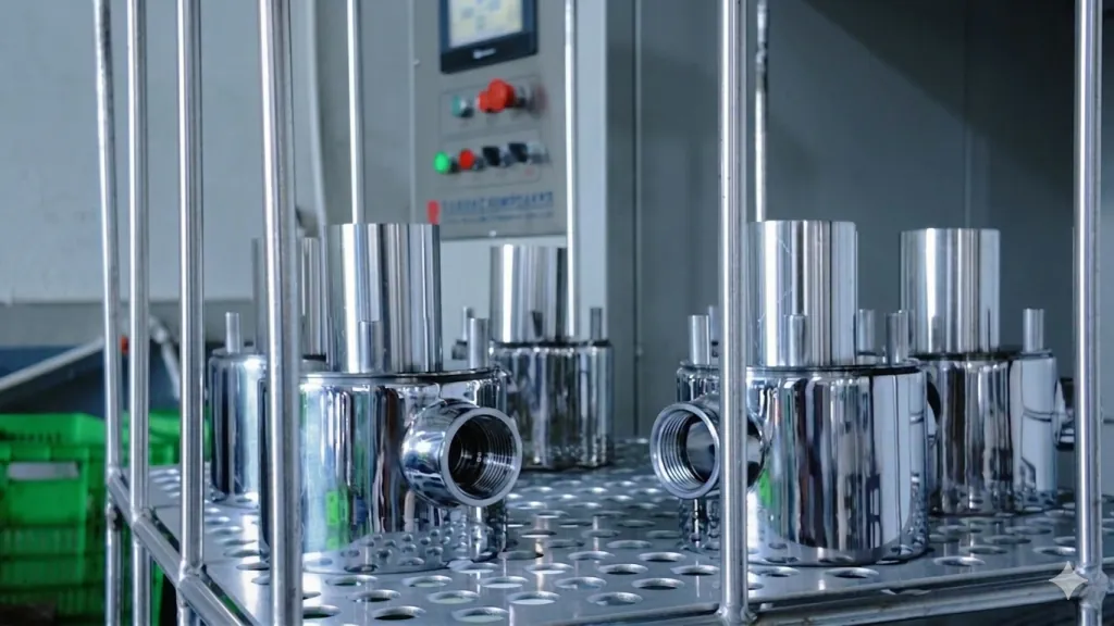 Ultrasonic Cleaning of Stainless Steel Chamber for UVC LED Water Sterilizers