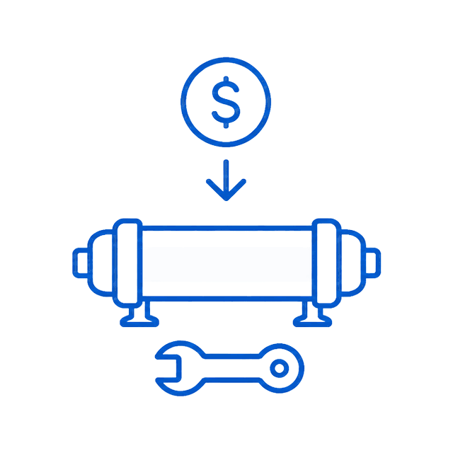 Value icon representing modular and maintainable products