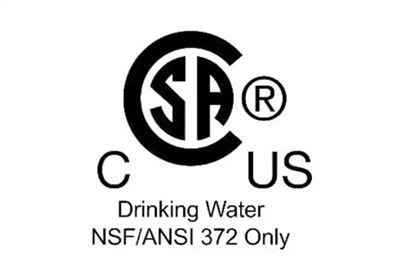 Preview identifying the NSF ANSI CAN 372 low-lead document scope for AGLED-40002