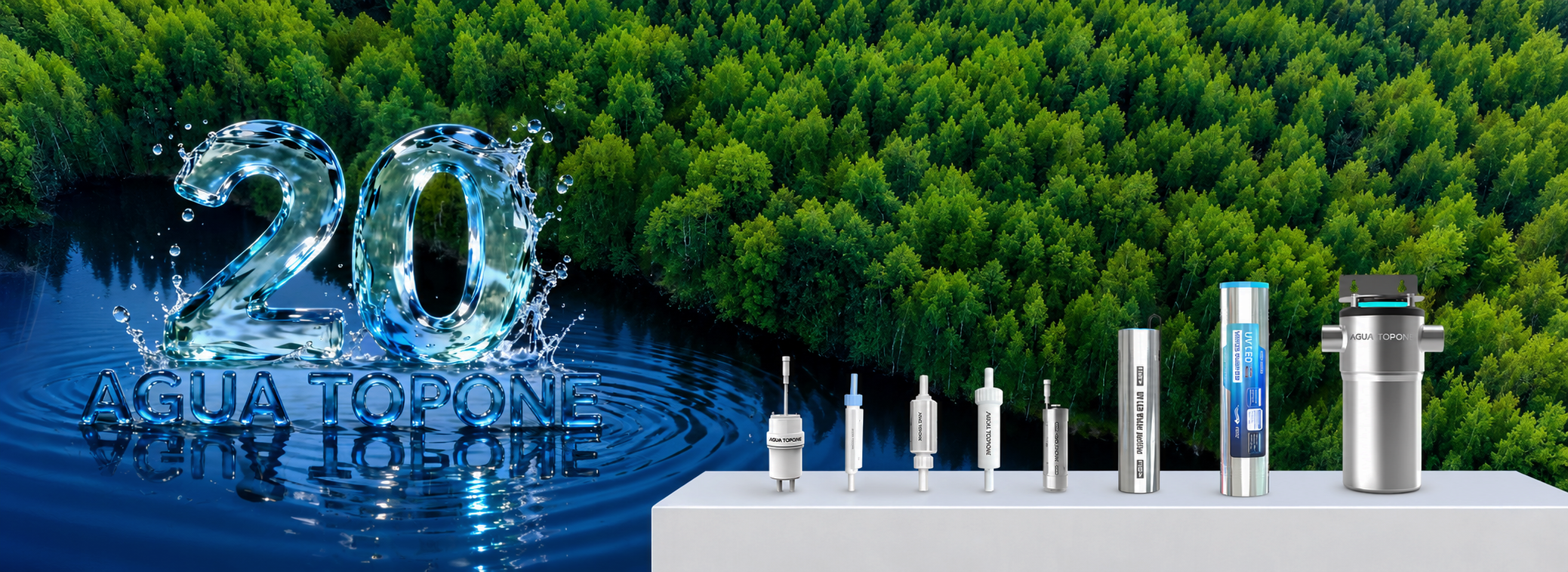 Agua Topone water-themed 20 and UVC LED product range