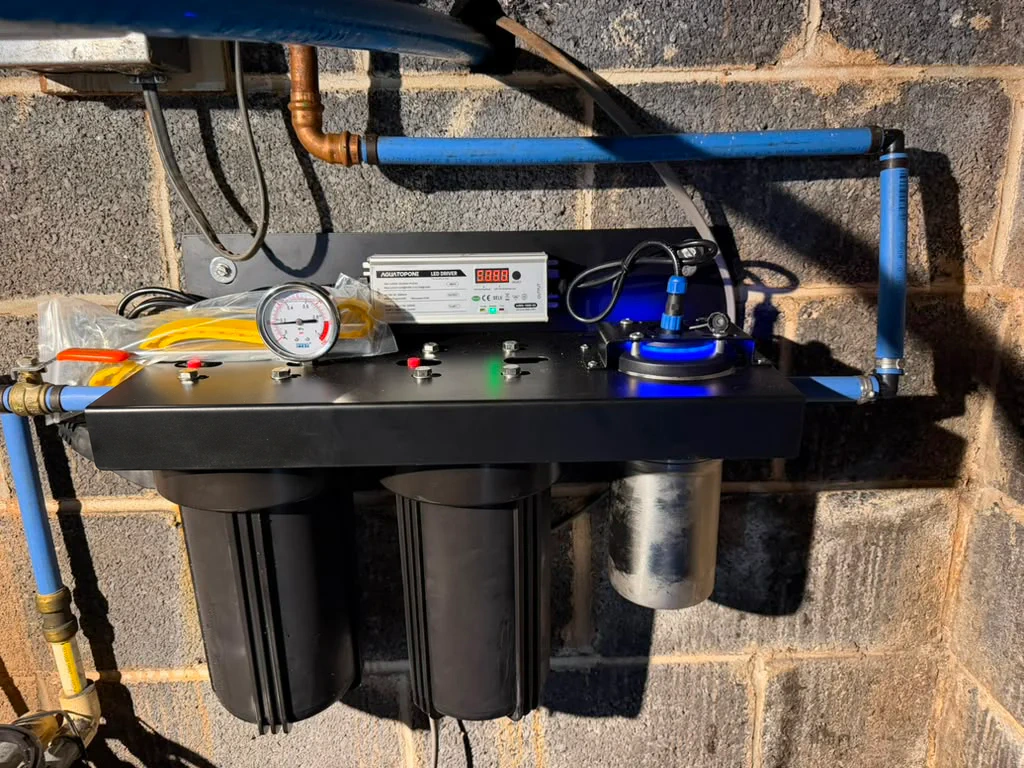 VPS-103 whole-house filtration and UVC LED system installed in Pennsylvania